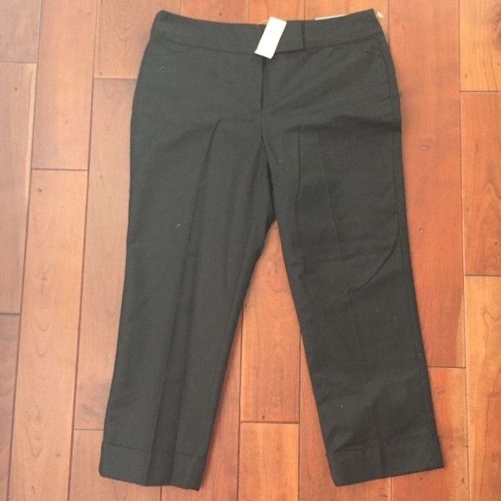 NWT Ann Taylor Signature Cropped Leg Pants 6